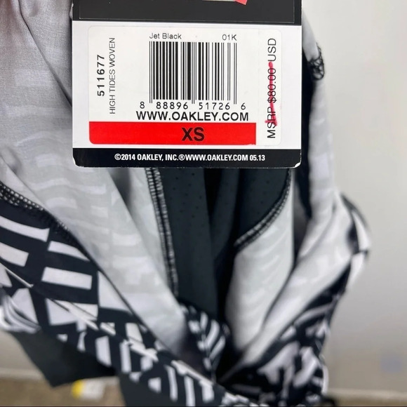 NEW Oakley High Tides Woven Sleeveless Hooded Work Out PerformanceTop Size XS - Picture 10 of 10